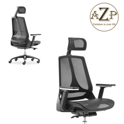 Ghế Giám Đốc, Ghế Văn Phòng AZP FURNITURE Ergonomic AZP-9107 Phân Khúc Cao Cấp - Dòng Full Lưới 