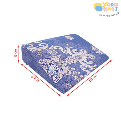 Gối kê chống trào ngược dư thừa acid người lớn YOROKOBI cao 18cm - chống trượt, chống gập cổ ( VỎ GỐI 159K/1 VỎ )