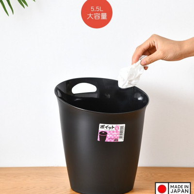 Thùng rác văn phòng tròn Nakaya 5.5L - Hàng nội địa Nhật Bản nhập khẩu chính hãng