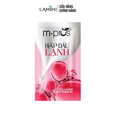 Hấp Dầu Lạnh M.pros Keratin, Collagen và Vitamin B5 Phục Hồi Tóc Hư Tổn