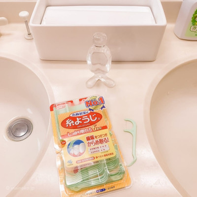 Set 60 chiếc tăm chỉ nha khoa Kobayashi Ito Yoji hàng nội địa Nhật Bản