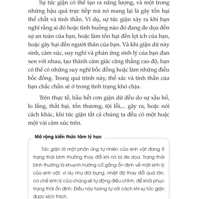 Tâm Lý Học Về Khắc Chế Cơn Giận - Đừng Để Cơn Giận Thay Đổi Con Người Bạn