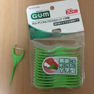 Tăm chỉ nha khoa Sunstar Gum sợi chỉ mềm mại & bền dai ( 30 cây ) - hàng nội địa Nhật Bản