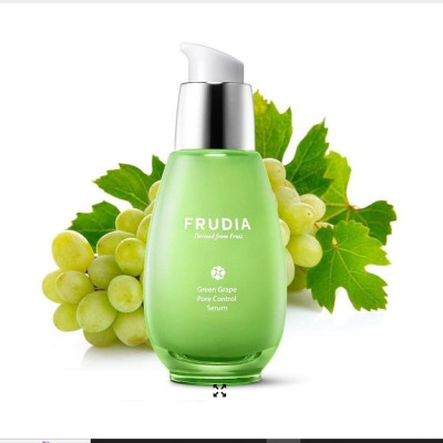 Serum Dưỡng Ẩm Se Khít Lỗ Chân Lông Chiết Xuất Nho Xanh Frudia Green Grape Pore Control Serum 50g