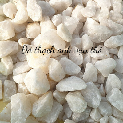 Đá thạch anh vụn thô 1x2cm NHASAN rải nền, trấn trạch