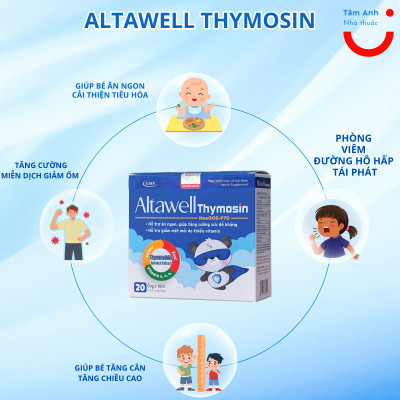 Altawell Thymosin hỗ trợ bé ăn ngon, tăng chiều cao cân nặng, tăng đề kháng, giảm ốm vặt