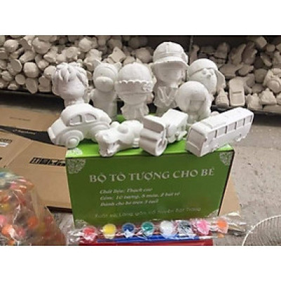 Bộ tô tượng cho bé kèm bút,màu tô,