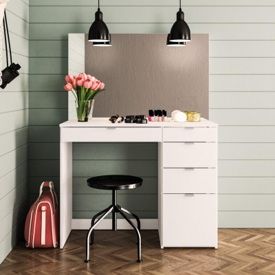 Bàn phấn cá nhân bàn trang điểm bằng gỗ SMLIFE Martin