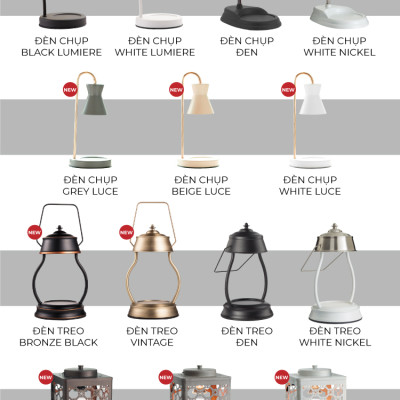 Đèn treo đốt nến Hurricane Goose Creek - Black