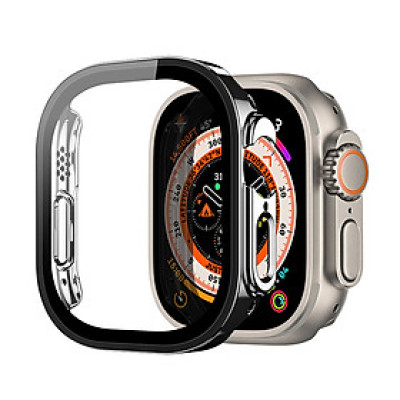 Ốp case có mặt kính bảo vệ dành cho Apple Watch Ultra 2/ Ultra Dux Ducis Hamo Series Hard PC_ Hàng chính hãng