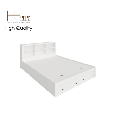 [Happy Home Furniture] FENNY, Giường ngủ -  kết hợp kệ đựng đồ, GNG_013, GNG_014, GNG_015, GNG_016