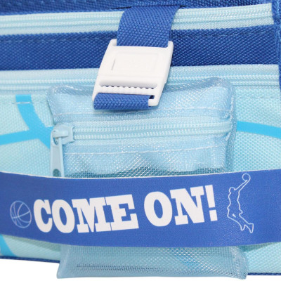 Bóp Viết Vải Bóng Rổ - Yescholar 7954 - Màu Xanh Dương