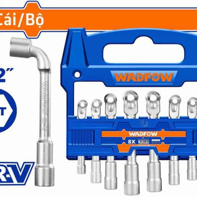 BỘ 8 ĐẦU TUÝP TAY VẶN CHỮ L 8-
19MM WTH4208 WADFOW - HÀNG CHÍNH HÃNG