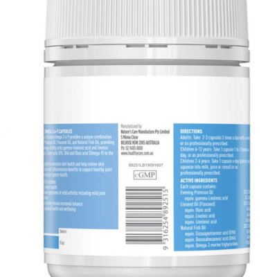 Omega 3-6-9 Úc Healthy Care Ultimate 1000mg Tạo sức khỏe cho tim, não, khớp, mắt và cải thiện da khô - OZ Slim Store