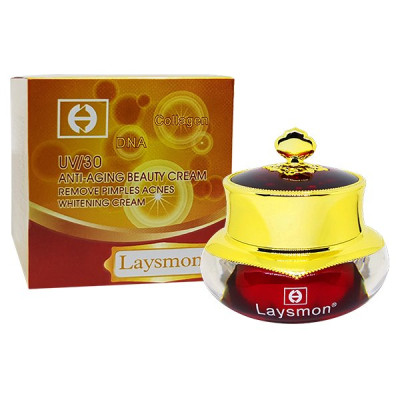 Kem LAYSMON UV/30 - ANTI-AGING BEAUTY CREAM 20G Chống Lão Hóa - Giảm Nếp Nhăn - Trắng Da - Ngừa Mụn - Giảm Tác Nhân Gây Mụn
