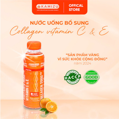 Nước uống bổ sung Kamizu hương cam thanh mát - Thùng 24 chai