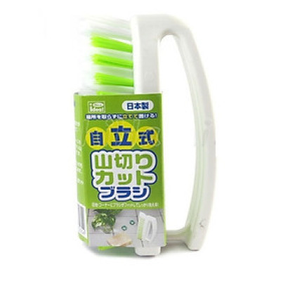 Bàn chải giặt quần áo có quai cầm Kokubo - Màu trắng xanh