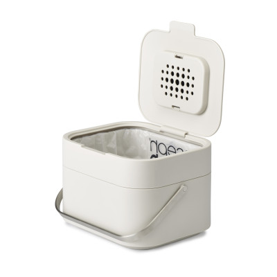 Joseph Joseph - Thùng đựng rác hữu cơ mini cao cấp Stack 4L Food Waste Caddy Editions Blue 003215