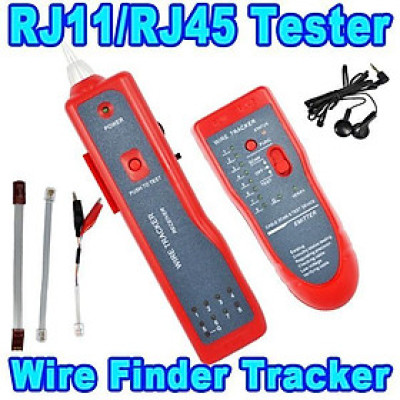 Bộ test dò dây mạng âm tường chuyên nghiệp giá rẻ XQ350 đo cáp mạng RJ45 RJ11