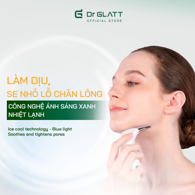 Combo Rạng ngời làn da Dr Glatt Máy rửa mặt, đẩy tinh chất Dua Fit Pro và Máy nâng cơ, trẻ hóa da Lifa 2.0