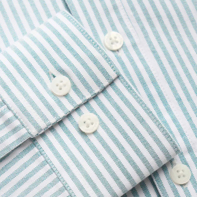 Áo sơ mi tay dài nam oxford sọc. Fitted - RT 10S25SHL007 | ROUTINE CÀ MAU