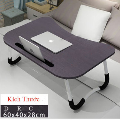 Bàn Học Gấp Gọn Thông Minh Có Khe Để Ipad Điện Thoại + Tặng Bàn Chải Đánh Răng ( Giao Màu Ngẫu Nhiên )