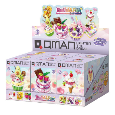 Đồ chơi -  Bộ đồ chơi xếp hình mô hình món tráng miệng thủ công 35019 - QMAN - giao lẻ ngẫu nhiên