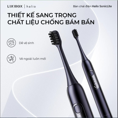 Bàn Chải Điện Halio SonicLite Electric Toothbrush - Ocean Blue