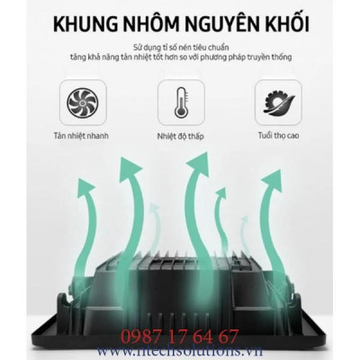 Đèn Pha Năng Lượng Mặt Trời JD-8200L Công Suất 200W - Mẫu Mới 2020, Khung Nhôm, Chip Led "SMD" 