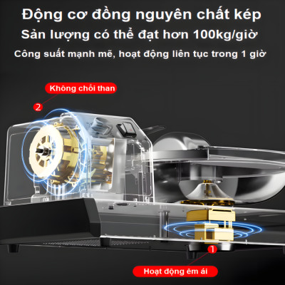 Máy băm thịt và rau củ quả tự động công nghiệp, dùng cho nhà hàng và khách sạn. Thương hiệu Mỹ cao cấp Septree - GJ805. Hàng nhập khẩu