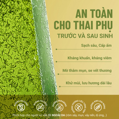 Xà Bông Tắm Thuần Chay Cao Cấp Lá Trầu Không Heebee