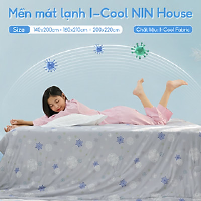 [CHĂN HÈ MÁT LẠNH] Mền lạnh I Cool Advance NIN House NM8031 2mx2m2 | Chăn chần bông Ice Silk, Chăn điều hoà nhiều độ
