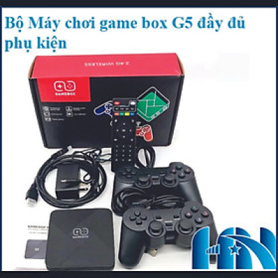 Máy Chơi Game Stick 4K 3D 2025 128GB 50.000 trò mới có 2 tay cầm không dây kết nối tivi HDMI