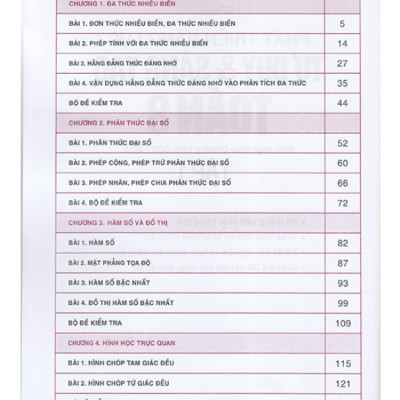 Sách - Combo Phát triển năng lực tư duy và sáng tạo Toán 8 tập 1 + 2 (Biên soạn theo chương trình GDPT 2018)
