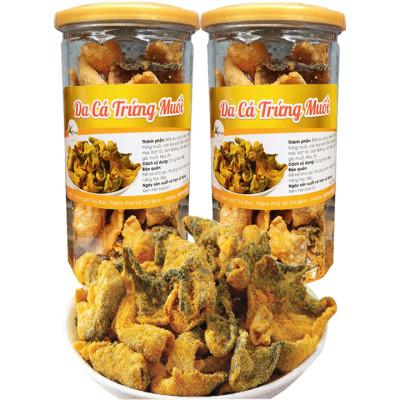 [COMBO 2 HŨ] DA CÁ LẮC TRỨNG MUỐI GIÒN NGON - MỖI HŨ 200G HIỆU SK FOOD