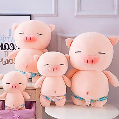 Gấu bông heo mặc quần chip dễ thương siêu bựa, lợn mặc sịp siêu cưng cute (25cm---->70cm) vải miniso 4 chiều co giãn êm ái mềm mại, hàng xịn cao cấp loại 1