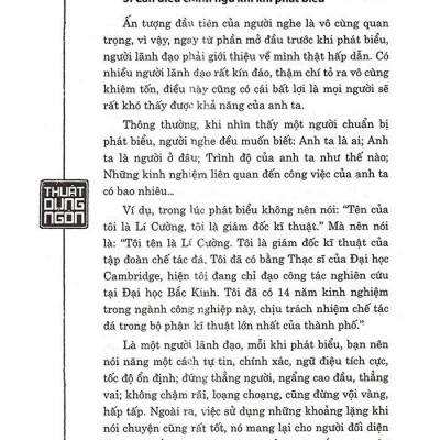 Tứ Thư Lãnh Đạo - Thuật Dụng Ngôn (Tái Bản 2021)