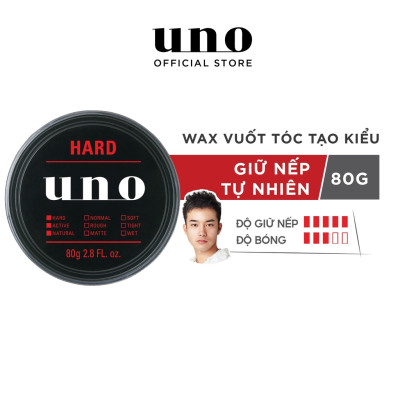 Sáp vuốt tóc UNO Matte Effector định hình, giữ nếp tóc Nhật Bản 80g