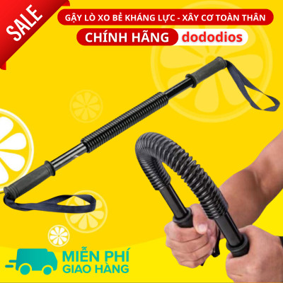 gậy lò xo 5kg 10kg 20kg, Gậy Bẻ Tập Cơ Tay Gậy Lò Xo Lực 20kg, 25kg, 30Kg, 40kg, 50kg, 60kg - Hàng chính hãng dododios - gậy lò xo 100kg màu vàng