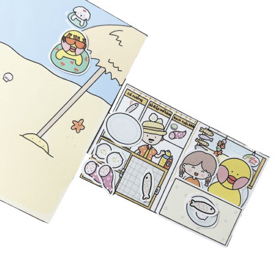 Bộ Tranh Tương Tác Cô Tiên Xanh - Bãi Biển Vũng Tàu