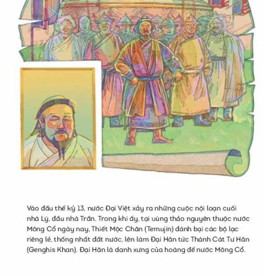 Sách - Lịch Sử Việt Nam Bằng Tranh - Chiến Thắng Quân Mông Lần 1 - Bản Màu - Bìa Cứng