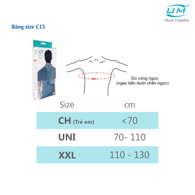 Đai chống gù trẻ em United Medicare (C15)