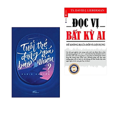 Combo 2 cuốn sách Tư Duy - Kĩ Năng Sống : Tuổi Trẻ Đáng Giá Bao Nhiêu (Tái Bản) + Đọc Vị Bất Kỳ Ai (Tái Bản 2019)