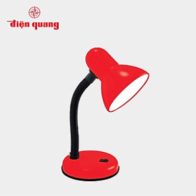 Đèn bàn Điện Quang ĐQ DKL03 (kiểu chóa sắt, màu đỏ đen)