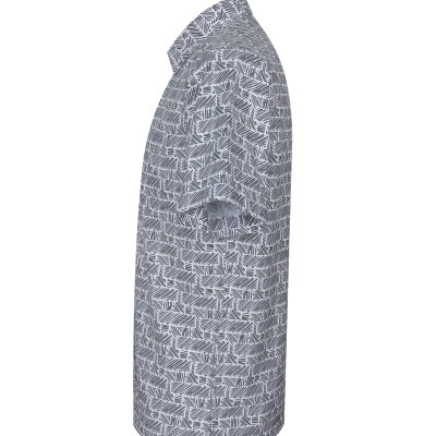 Áo sơ mi nam tay ngắn form suông vạt ngang Khatoco A1MN538T2-CNIN323-2504-N công nghệ NANO mới