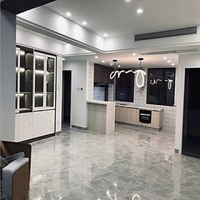 Đèn thả trần trang trí phòng khách bếp dạng dẻo silicone decor quán cafe hợp kim mạ vàng XOAN1-1M5