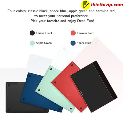 Bảng Vẽ Điện Tử XP-Pen Deco Fun L 10X6 inch Android Hỗ Trợ Cảm ứng Nghiêng kèm Bút Vẽ Không Sạc P01 - Hàng Chính Hãng