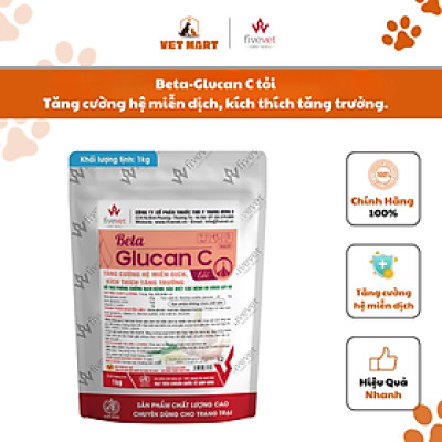 [1kg] Beta-Glucan C tỏi Tăng cường hệ miễn dịch, kích thích tăng trưởng. Hỗ trợ phòng chống dịch bệnh đặc biệt các bệnh do virus gây ra