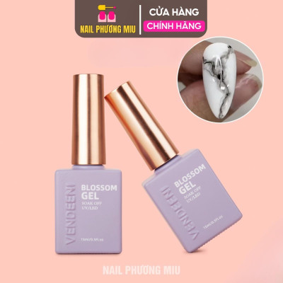 Top Loang VENDEENI 15ml Làm Nail Sơn Gel Trong Suốt Và Đặc Vừa Phải Tạo Hiệu Loang Màu