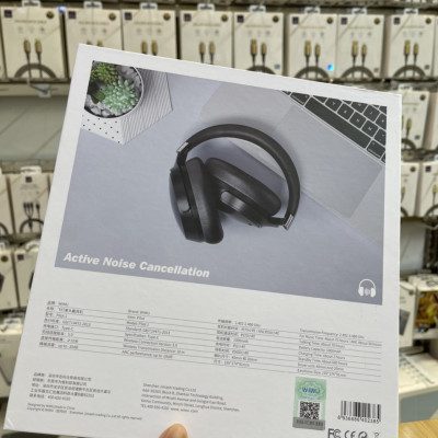 Tai Nghe Chụp Wiwu Pilot Headser Pilot 1 Dành Cho Các Thiết Bị Có Bluetooth Có Cổng Sạc Chân Type-C - Hàng Chính Hãng 